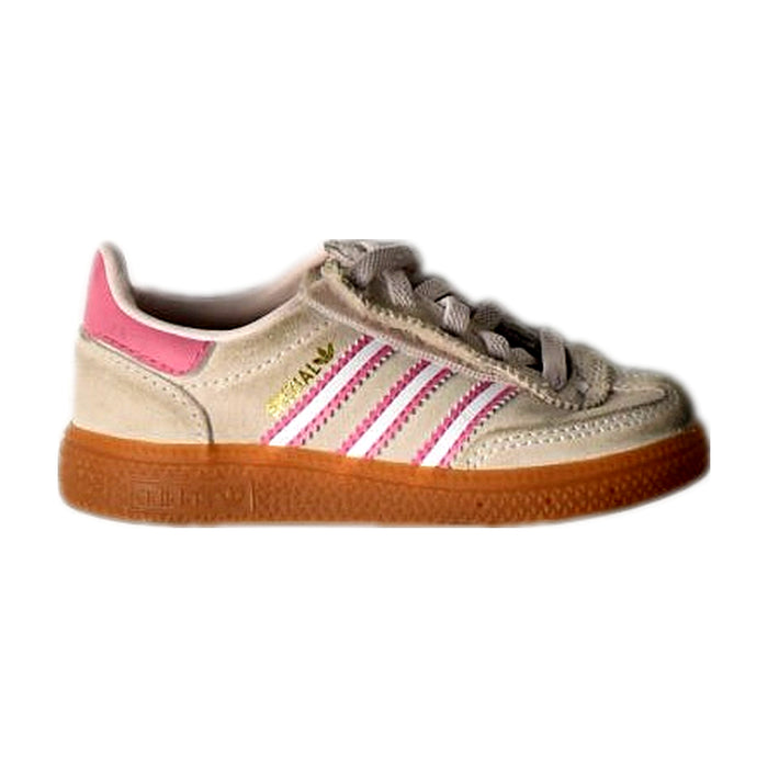 A Beige Sneakers from Adidas in size 18-24M for girl. (Front View)