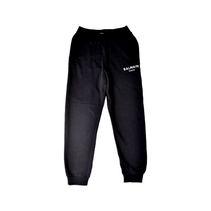 A Black Sweatpants from Balmain in size 12Y for boy. (Front View)