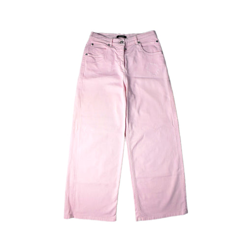 A Pink Jeans from Balmain in size 12Y for girl. (Front View)