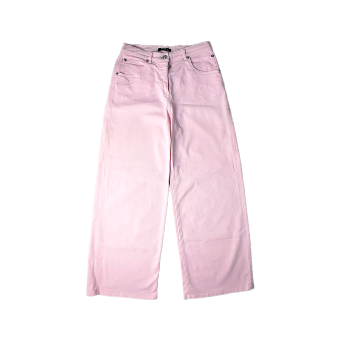 A Pink Jeans from Balmain in size 12Y for girl. (Front View)
