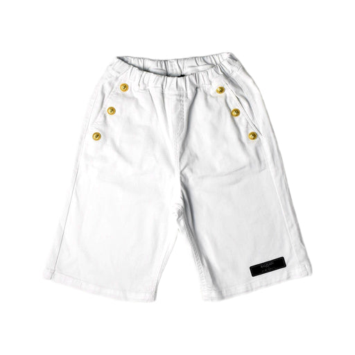 A White Shorts from Balmain in size 12Y for girl. (Front View)