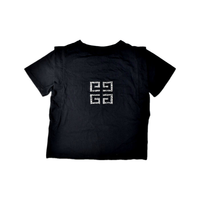 A Black Short Sleeve T Shirts from Givenchy in size 12Y for girl. (Back View)