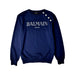 A Navy Crewneck Sweatshirts from Balmain in size 12Y for boy. (Front View)
