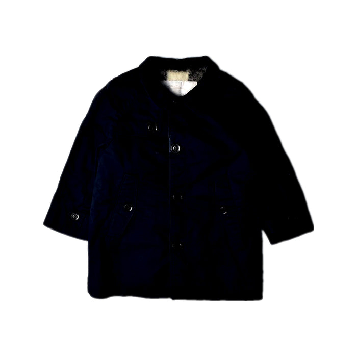 A Navy Coats from Burberry in size 2T for boy. (Front View)