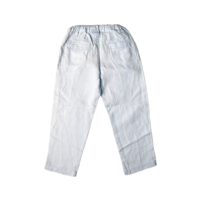 A Blue Casual Pants from Tutto Piccolo in size 3T for boy. (Back View)