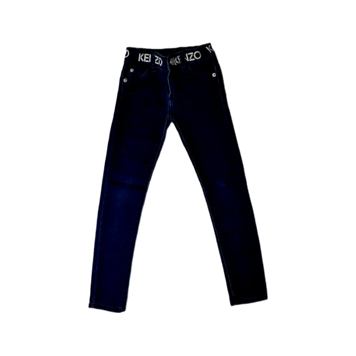 A Navy Jeans from Kenzo in size 6T for boy. (Front View)