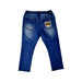 A Blue Jeans from Moschino in size 3T for neutral. (Back View)