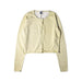 A Ivory Cardigans from Petit Bateau in size 12Y for girl. (Front View)