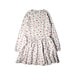 A Grey Long Sleeve Dresses from Petit Bateau in size 12Y for girl. (Back View)
