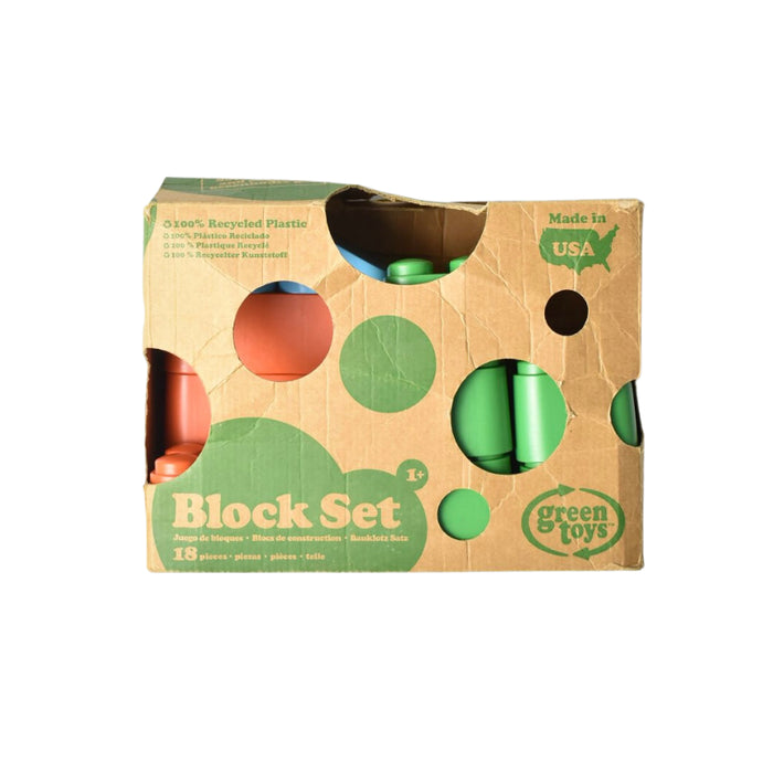 A Green Lego & Building Blocks from Green Toys in size O/S for neutral. (Front View)
