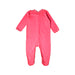 A Pink Long Sleeve Jumpsuits from Petit Bateau in size 12-18M for girl. (Back View)