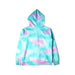 A Teal Zippered Sweatshirts from Calvin Klein in size 14Y for girl. (Back View)