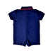 A Navy Short Sleeve Rompers from Ralph Lauren in size 3-6M for boy. (Back View)