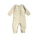 A Beige Long Sleeve Jumpsuits from Little Green Radicals in size 0-3M for neutral. (Back View)