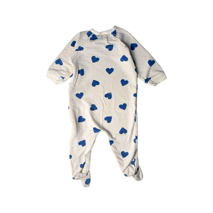 A White Long Sleeve Jumpsuits from Petit Bateau in size 6-12M for neutral. (Back View)