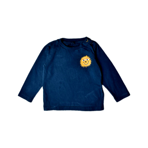 A Blue Long Sleeve Tops from Stella McCartney in size 0-3M for boy. (Front View)