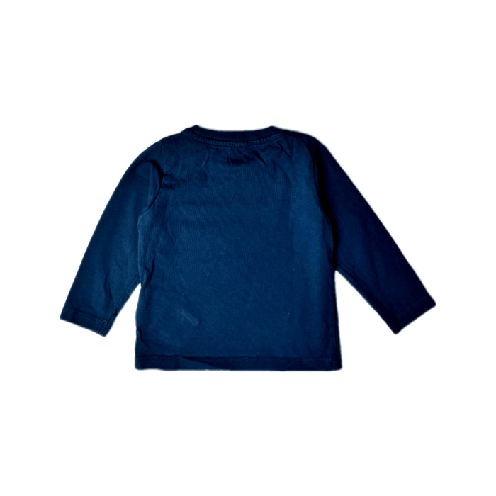 A Blue Long Sleeve Tops from Stella McCartney in size 0-3M for boy. (Back View)