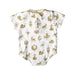 A White Short Sleeve Bodysuits from Atelier Choux in size 3-6M for neutral. (Back View)