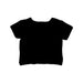 A Black Short Sleeve Tops from Hunter + Boo in size 3-6M for neutral. (Front View)