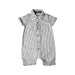 A White Short Sleeve Rompers from Mamas & Papas in size 3-6M for boy. (Front View)