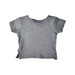 A Grey Short Sleeve Tops from Hunter + Boo in size 0-3M for neutral. (Back View)