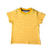 A Yellow Short Sleeve T Shirts from Jojo Maman Bébé in size 3-6M for boy. (Front View)