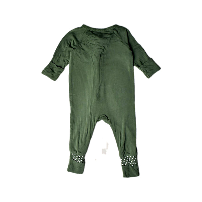 A Green Long Sleeve Jumpsuits from Raph and Remy in size 0-3M for boy. (Back View)