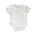 A White Short Sleeve Bodysuits from Raph and Remy in size Newborn for neutral. (Back View)