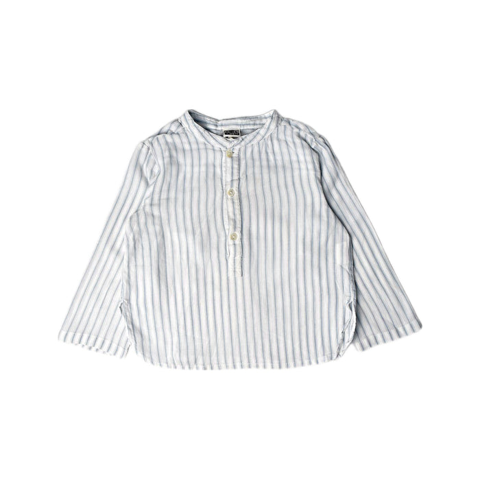 A White Long Sleeve Shirts from Bonton in size 2T for boy. (Front View)