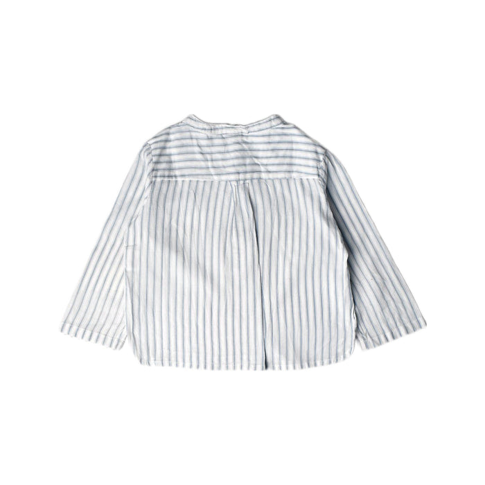 A White Long Sleeve Shirts from Bonton in size 2T for boy. (Back View)