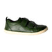 A Green Sneakers from Bobux in size 4T for boy. (Front View)