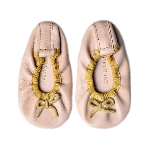 A Pink Slip Ons from Country Road in size S for girl. (Front View)