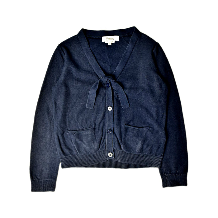 A Navy Cardigans from Bonpoint in size 8Y for girl. (Front View)