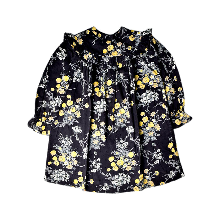 A Black Long Sleeve Dresses from Bonpoint in size 4T for girl. (Front View)