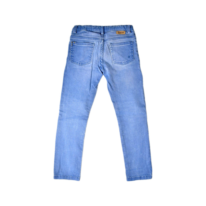 A Blue Jeans from Bonpoint in size 6T for girl. (Back View)