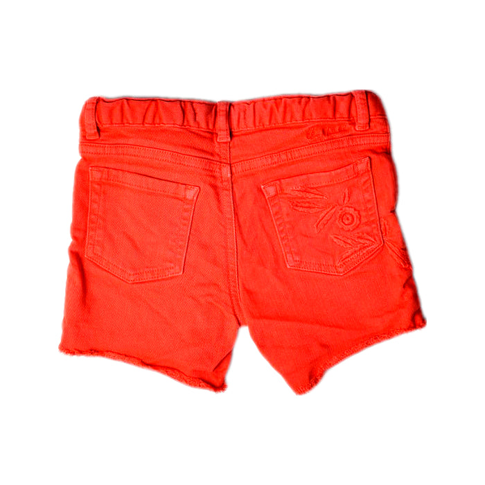 A Red Shorts from Bonpoint in size 6T for girl. (Back View)