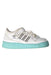 A White Sneakers from Adidas in size 3T for neutral. (Front View)
