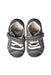 A Black Sneakers from pediped in size 12-18M for boy. (Back View)