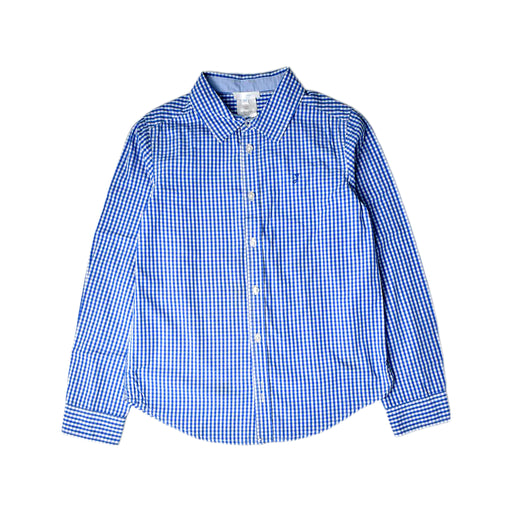 A Blue Long Sleeve Shirts from Jacadi in size 10Y for boy. (Front View)