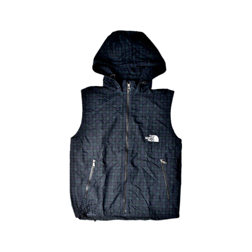 A Black Outerwear Vests from The North Face in size 10Y for boy. (Front View)