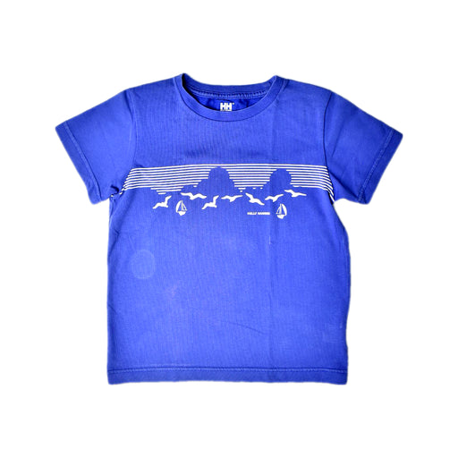 A Blue Short Sleeve T Shirts from Helly Hansen in size 10Y for boy. (Front View)