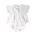 A White Shorts Sets from Chateau de Sable in size 12-18M for girl. (Back View)