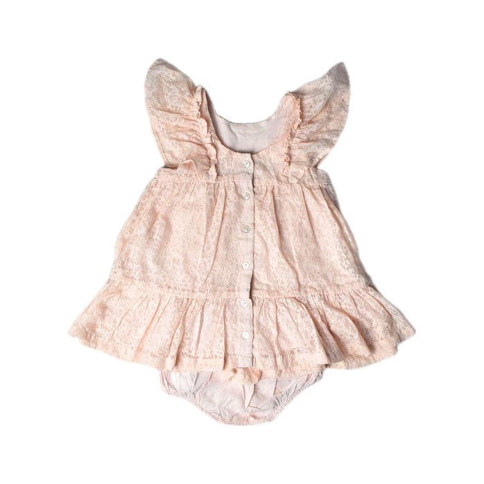 A Pink Dress Sets from Sergent Major in size 6-12M for girl. (Back View)