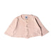A Peach Cardigans from Petit Bateau in size 0-3M for girl. (Front View)