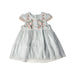 A Grey Short Sleeve Dresses from Mamas & Papas in size 6-12M for girl. (Front View)