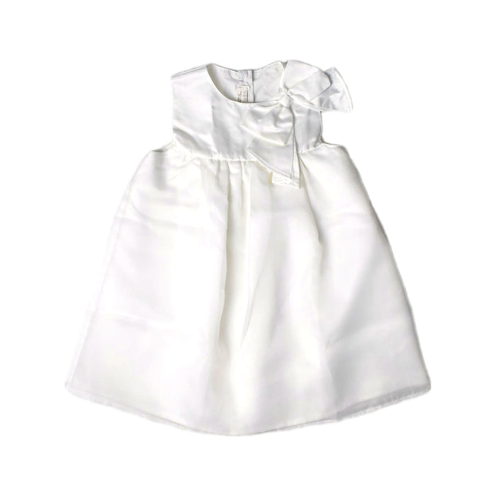 A White Sleeveless Dresses from Mamas & Papas in size 18-24M for girl. (Front View)