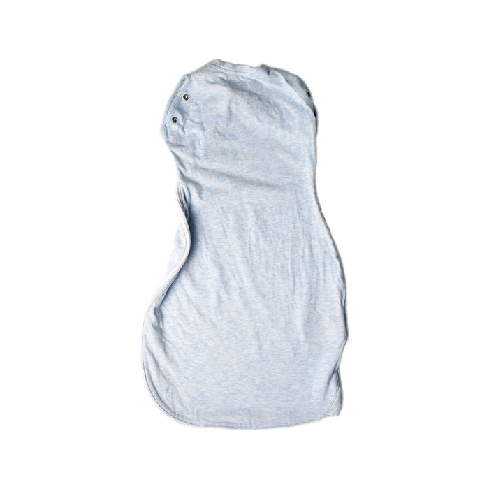 A Blue Sleepsacs from Tommee Tippee in size 0-3M for neutral. (Back View)