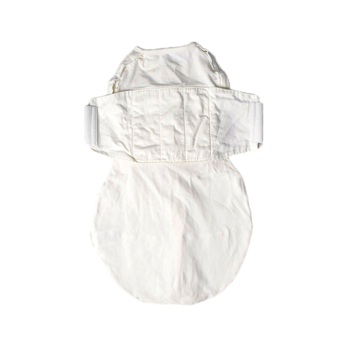 A White Swaddles from Happiest Baby in size S for neutral. (Back View)