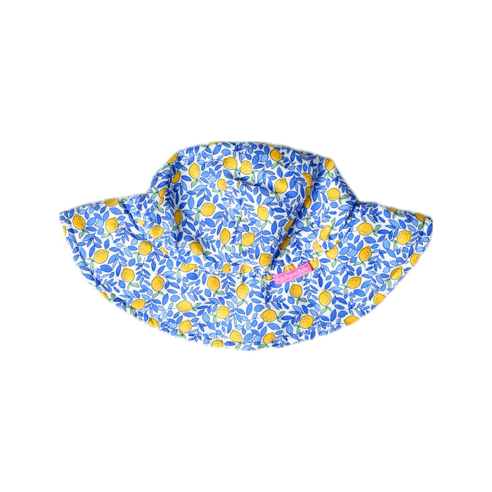 A Blue Sun Hats from Jojo Maman Bébé in size 12-18M for girl. (Front View)