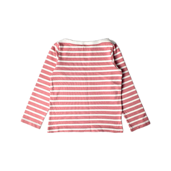 A Pink Long Sleeve Tops from Petit Bateau in size 6T for neutral. (Back View)